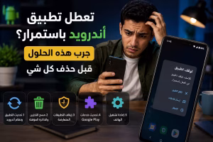 تعطل تطبيق أندرويد باستمرار؟ جرب هذه الحلول قبل حذف كل شيء