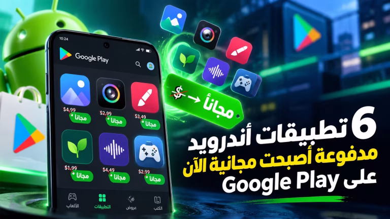 6 تطبيقات أندرويد مدفوعة أصبحت مجانية الآن على Google Play