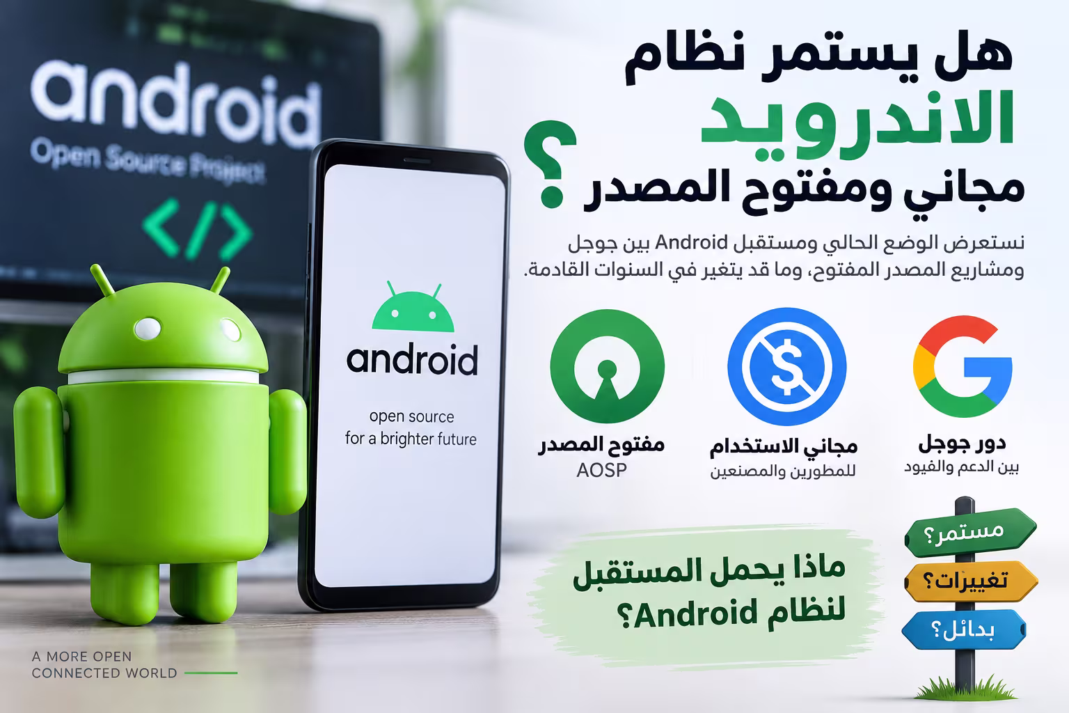 هل يستمر نظام أندرويد مجانيًا ومفتوح المصدر في المستقبل؟